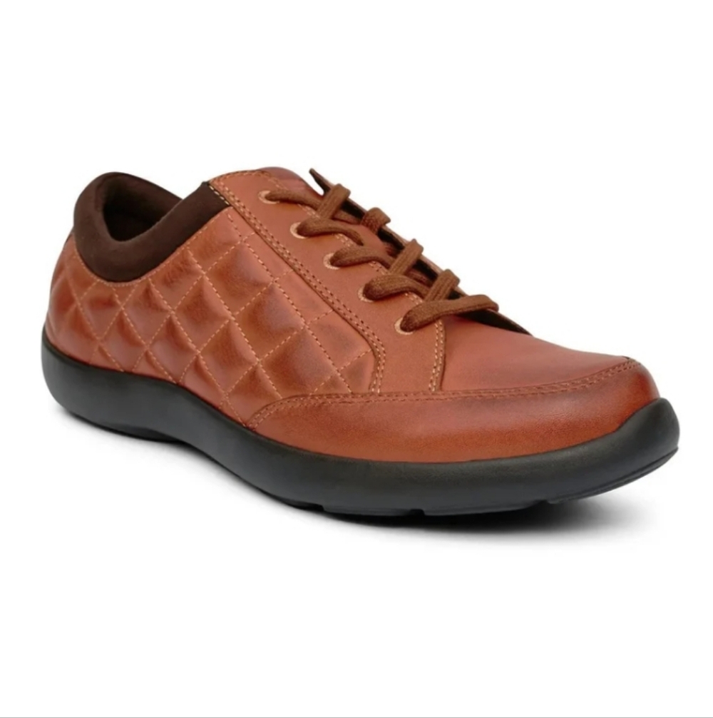 NIB Anodyne Casual Sport Women's Shoes In Saddle Size 8.5 - Picture 2 of 11